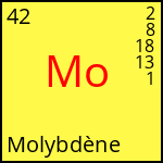 atome Molybdène